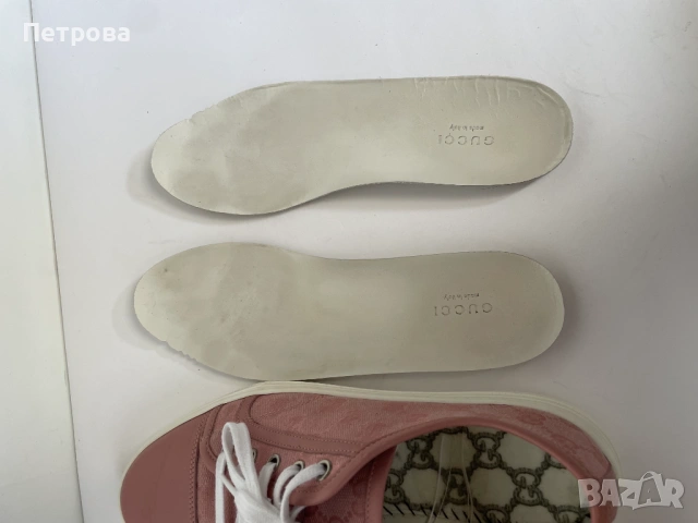 Gucci маратонки 37.5 ( реален размер 38) оригинал, снимка 9 - Маратонки - 32477144