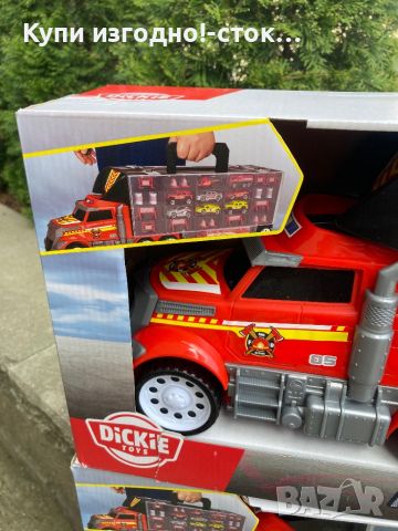 Камион с 42 бр колички - Dickey Toys за 3год+, снимка 3 - Коли, камиони, мотори, писти - 45126953