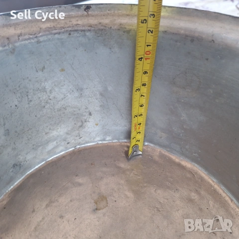 ✅ДЪЛБОКА МЕДНА ТЕНДЖЕРА - ШУМЕН ❗, снимка 3 - Антикварни и старинни предмети - 53177238