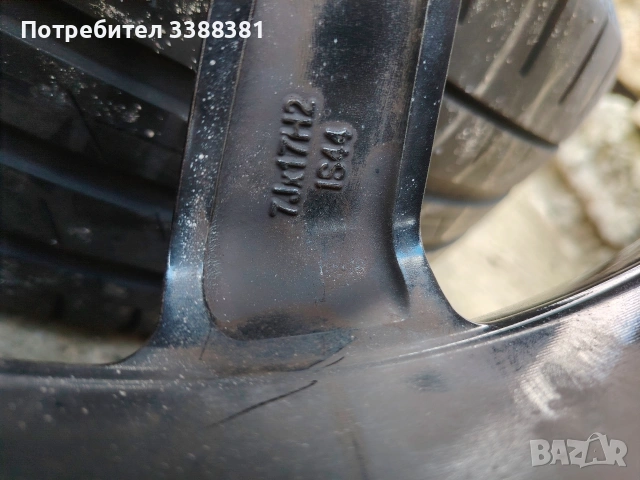 4*100 17" 215/45/17, снимка 4 - Гуми и джанти - 53651340