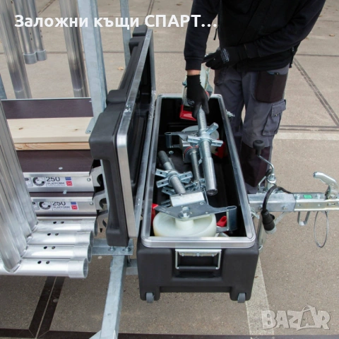 Заключващо се ремарке със Скеле, снимка 5 - Други машини и части - 53992434