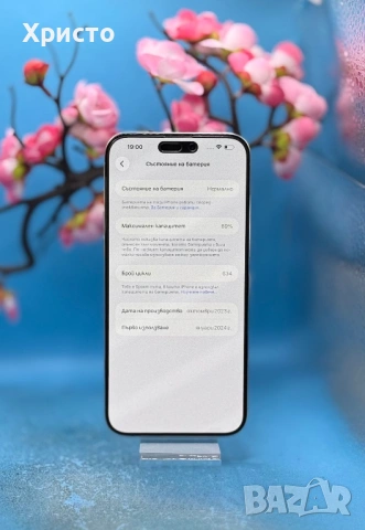 Apple iPhone 15 Pro Max, 256GB, 5G, White Titanium  , снимка 4 - Apple iPhone - 54242239