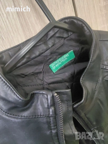 Преходно кожено яке Benetton, снимка 7 - Детски якета и елеци - 53990848