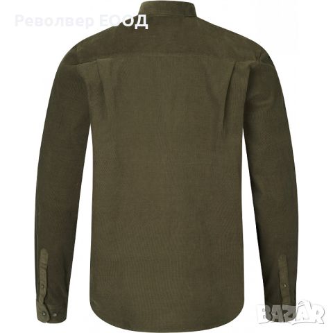 Мъжка риза Seeland - George, в цвят Pine green, снимка 2 - Екипировка - 45337720