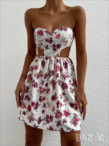 флоални къси рокли, снимка 2 - Рокли - 50769953