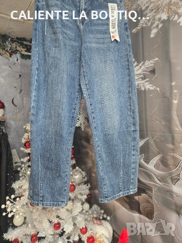 Дамски дънки балон , снимка 5 - Дънки - 53101013