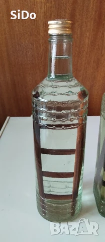 5 стъклени бутилки 0.7л със дървена стълба в тях ми, снимка 6 - Други стоки за дома - 50689266