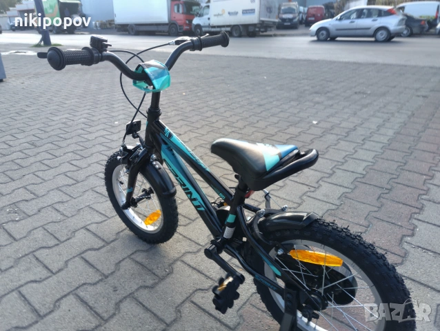 SPRINT Велосипед 14" CASPER черен, снимка 6 - Велосипеди - 53759125