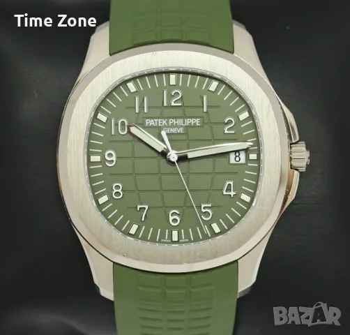 Patek Philippe Aquanaut 40mm White Gold Olive Green Dial Automatic Различни Варианти, снимка 1 - Мъжки - 48002516