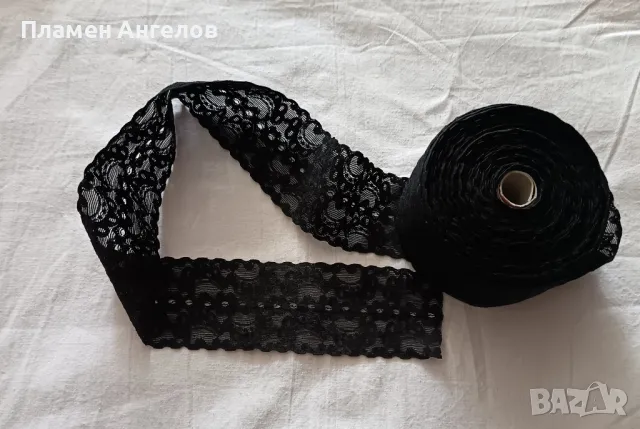 Дантела-еластична ликра, коприна