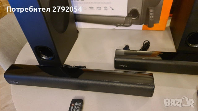 Саундбар за компютър или телевизор Creative Stage V.1, снимка 3 - Тонколони - 53515213