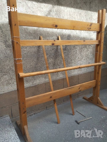 вертикален тъкачен стан , снимка 2 - Антикварни и старинни предмети - 52654779