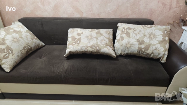 Диван разтегателен , снимка 2 - Дивани и мека мебел - 52392590