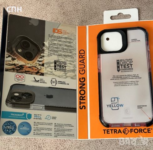 калъф cellularline tetra force strong guard iphone 15, снимка 2 - Калъфи, кейсове - 45403628