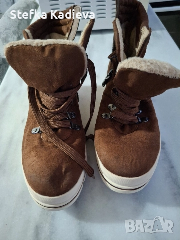 Есено-зимни топли боти!, снимка 5 - Дамски боти - 52723035