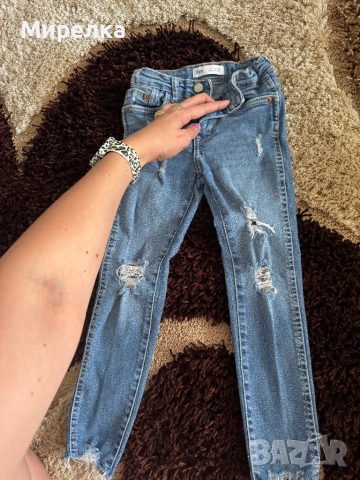 Чисто нови дънки Италия пола панталонки за Момиче и рокля на Маша НОВИ !