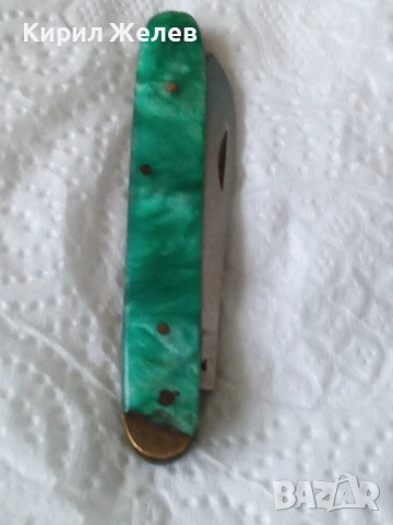 Старо джобно ножче 53769, снимка 2 - Антикварни и старинни предмети - 53530205