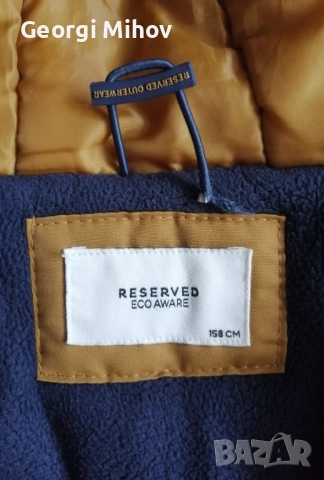 Зимно яке RESERVED, размер 158см, снимка 2 - Детски якета и елеци - 52822666