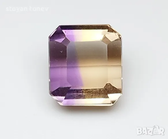 Аметрин с наситен цвят и VVS чистота - 5кт.! Нов!, снимка 3 - Други - 49758731