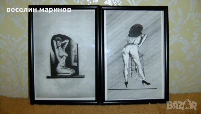 Продавам две копия на картини графика, снимка 2 - Картини - 53484865