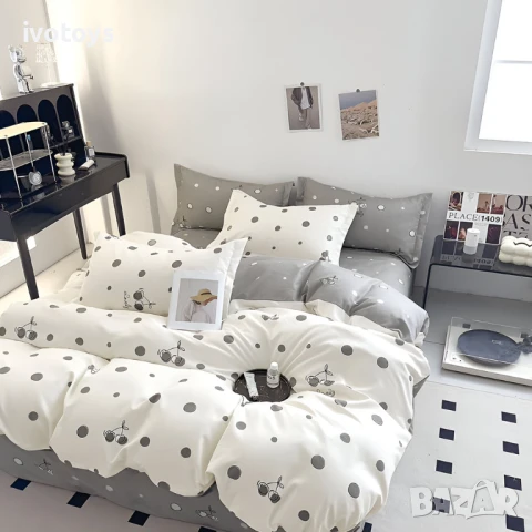Двулицево спално бельо, 6 части - Модел WS18346, снимка 1