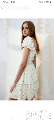 Нова лятна рокля на H&M - размер XS, снимка 4 - Рокли - 45902964