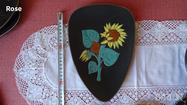 Чинии за стена художествена керамика Ruscha handarbeid , снимка 10 - Декорация за дома - 51138396