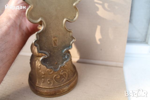 Масивна месингова камбана за входна врата, снимка 11 - Други ценни предмети - 45404112