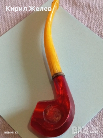 ВИНТИДЖ ИГРАЧКА ДЕТСКА ЛУЛА ГДР РЯДКА с КЕХЛИБАР за КОЛЕКЦИЯ 50972, снимка 8 - Други ценни предмети - 52544917