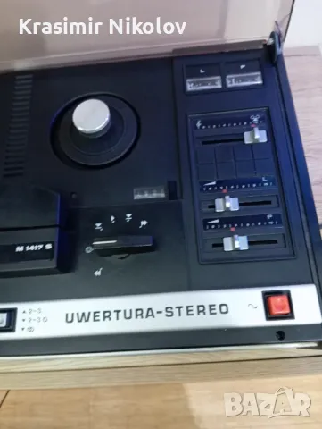 магнетофон Unitra Uwertura stereo 1417s, снимка 3 - Радиокасетофони, транзистори - 48047456