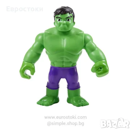 Голяма екшън фигурка Hasbro Marvel Spidey and His Amazing Friends Hulk, играчка фигурка Хълк Спайди, снимка 1 - Колекции - 47110476