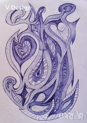 Абстрактни картини "Елементи"- вариации, снимка 4 - Декорация за дома - 52397252