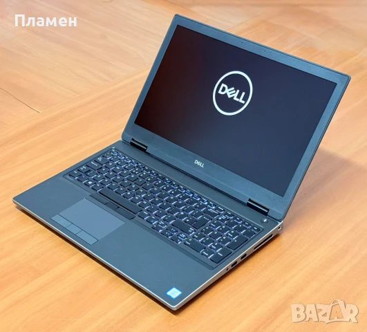 Dell Precision 7540 / i7-9750H / 32GB DDR4 / 512GB SSD / Quadro T1000 4GB / 15.6" FHD IPS / КАТО НОВ, снимка 12 - Лаптопи за работа - 51269395
