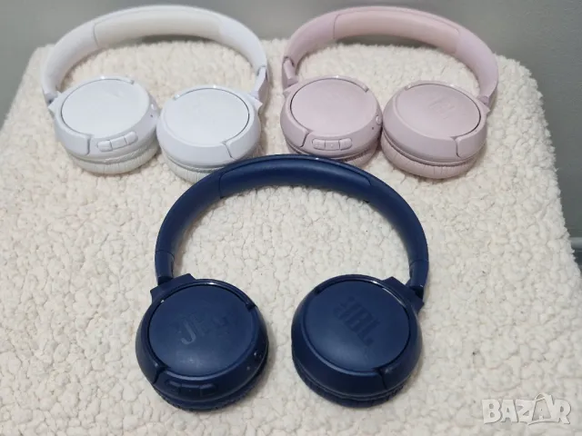 JBL, блутут слушалки, в перфектно състояние, издръжлива батерия.