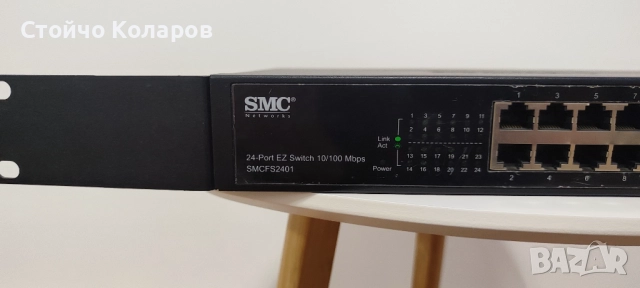 SMC Networks SMCFS2401 Ethernet Switch 24 x 10/100 Mbps, снимка 2 - Суичове - 52457395