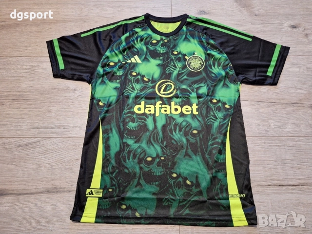 Флуоресцентна футболна фланелка на Селтик!, снимка 3 - Футбол - 52155469