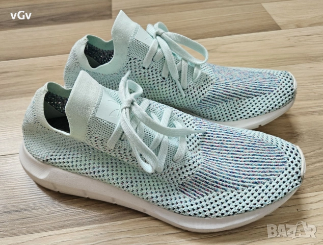 Дамски маратонки Adidas Primeknit Ice Blue - 41/42, снимка 6 - Маратонки - 54165314