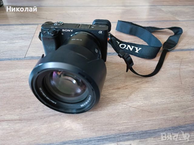 фотоапарат Sony A6400 + обектив 18-105mm f/4 G OSS и подарък, снимка 3 - Фотоапарати - 45608159