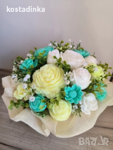 Сапунени букети , снимка 7 - Изкуствени цветя - 51714080