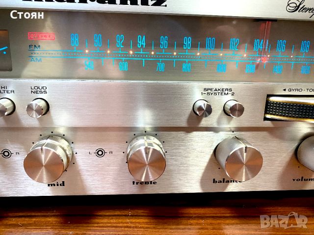 Vintage ресийвър Marantz, снимка 5 - Ресийвъри, усилватели, смесителни пултове - 46068064