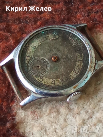 Механизъм с циферблат от стар ръчен часовник 51467, снимка 6 - Мъжки - 52272934
