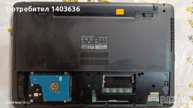 ASUS X550JK (i5-4200H / 12GB RAM / GTX 850M) – За части или възстановяване, снимка 4 - Части за лаптопи - 54058926