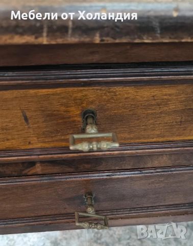 Старинно бюро от масив, снимка 3 - Бюра - 54110264