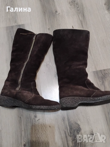 Ботуши от естествен  велур, снимка 8 - Дамски ботуши - 53939786