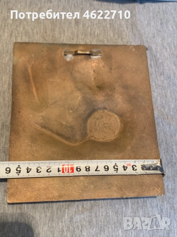 бронзов релефен плакет на философ, снимка 7 - Антикварни и старинни предмети - 53065899