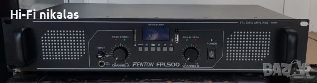 стерео усилвател стъпало с USB и блутут  FENTON FPL500, снимка 1 - Ресийвъри, усилватели, смесителни пултове - 45220082