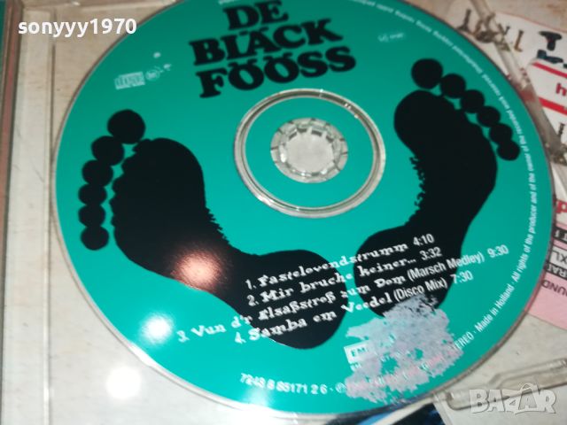 DE BLACK FOOSS CD ВНОС GERMANY 1807241653, снимка 2 - CD дискове - 46623468