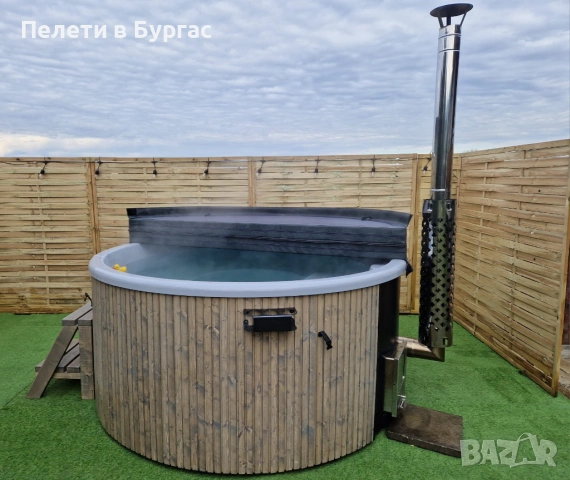 Джакузи на дърва, снимка 3 - Басейни и аксесоари - 53570000