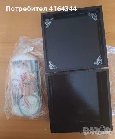 Кутия за бижута със свещ, снимка 2 - Декорация за дома - 51065154