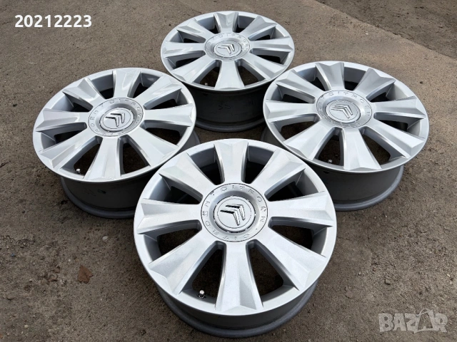 4 броя алуминиеви джанти за Citroen C4,C4 Picasso,Grand C4 Picasso,Berlingo 17, снимка 7 - Гуми и джанти - 53886038